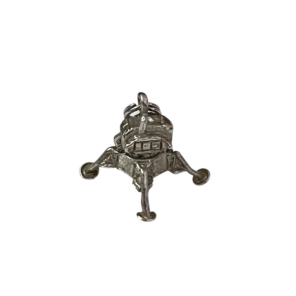 925 Sterling Silver Lunar Module Space Charm
